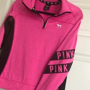 Victoria secret pink half zip
