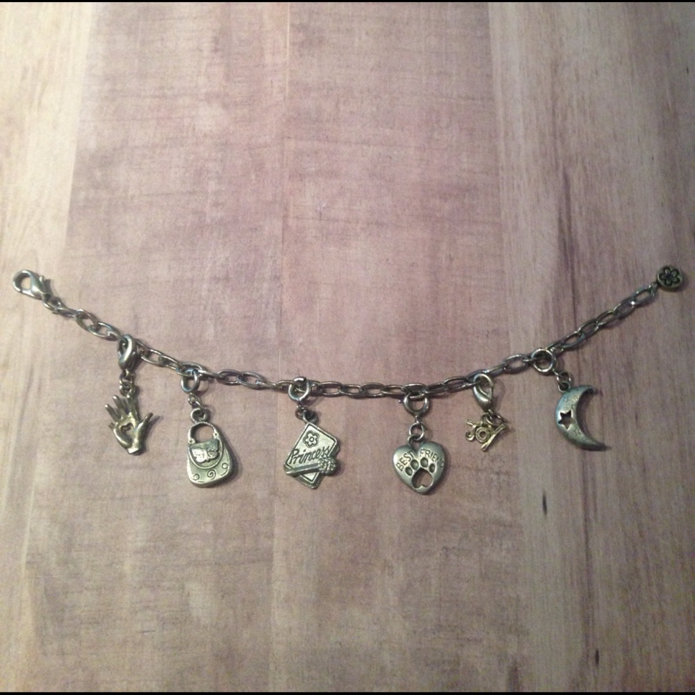 Charm Bracelet • ✋👜📘❤️🐾joy🌙