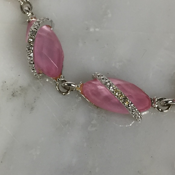 Avon Jewelry - Avon Pink Stone Link Bracelet