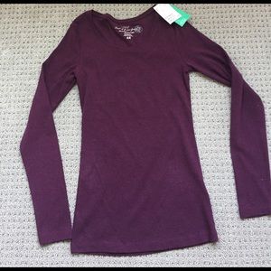 Purple H&M shirt