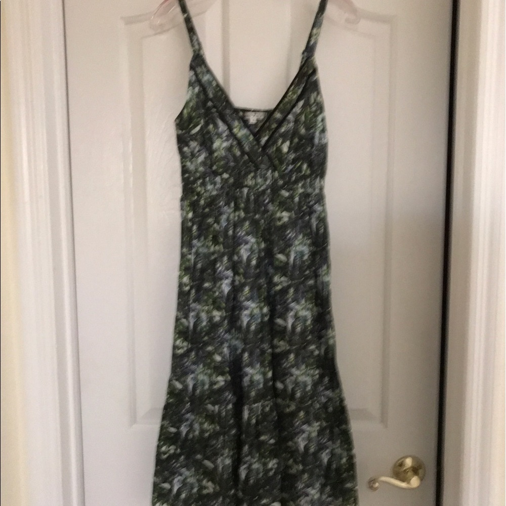 🍀MIDI DRESS GREEN, BLACK, LT. BLUE
