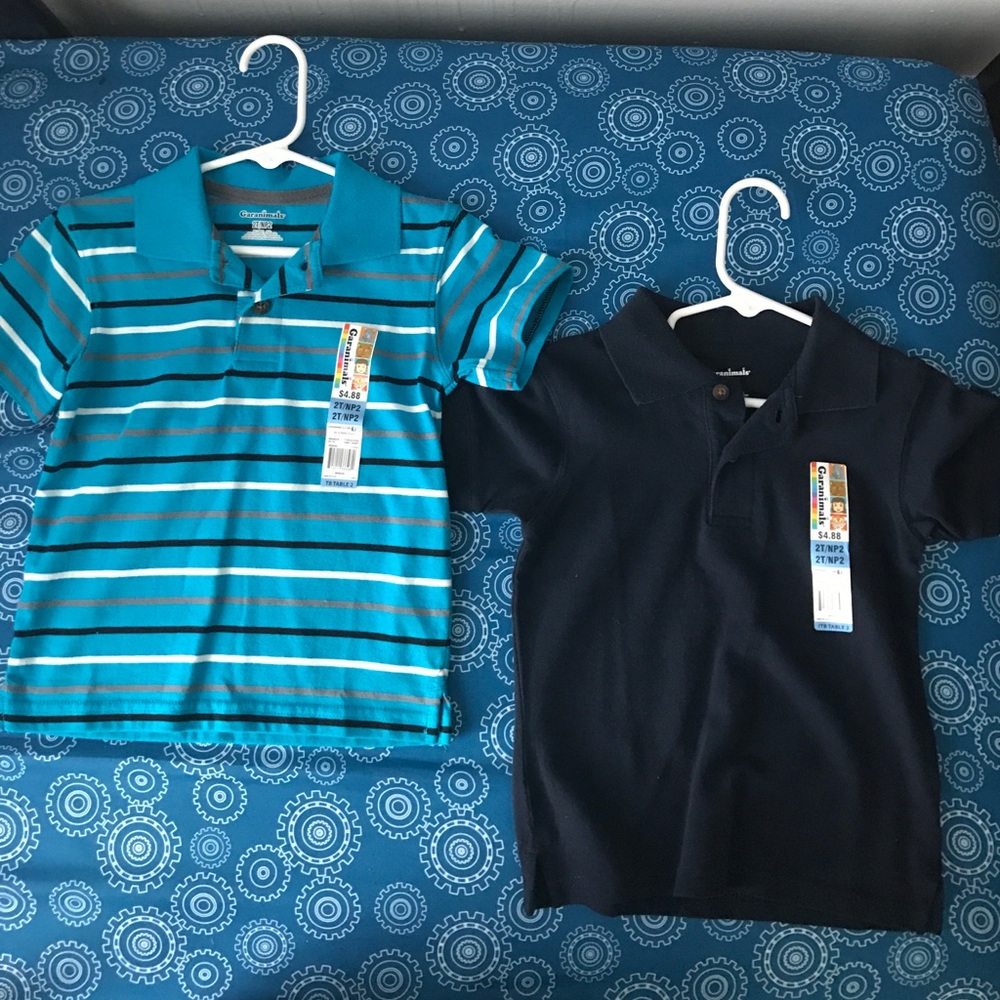 Two polo shorts from garanimals