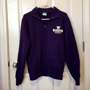 University of Washington 1/4 Zip Fleece Pullover