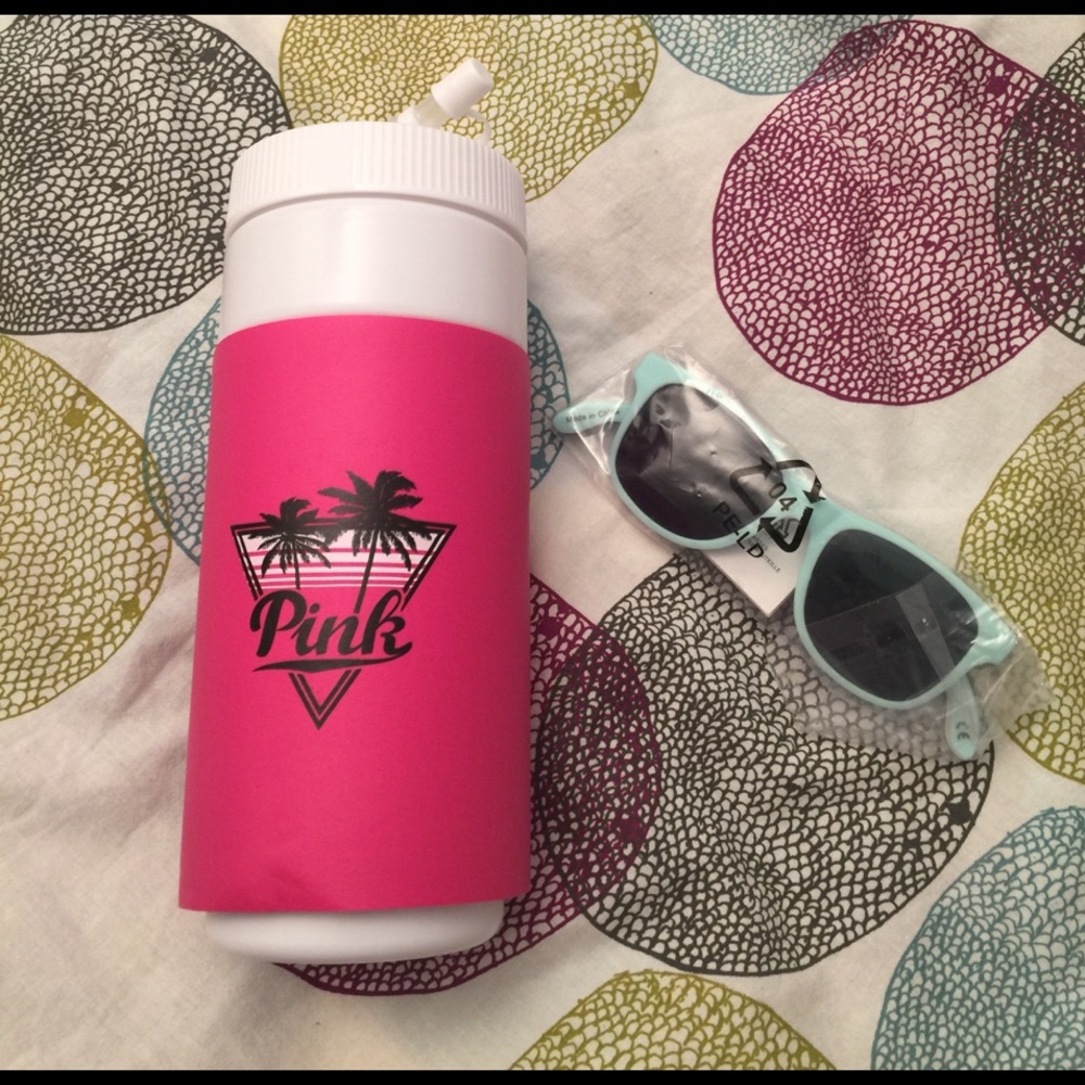 PINK NATION Waterbottle & Bottle Opener Sunglasses