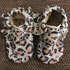 Freshly Picked Mint Leopard Moccasins