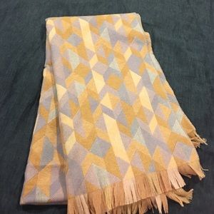 J.Crew - Long wool geometric wrap. New with tags