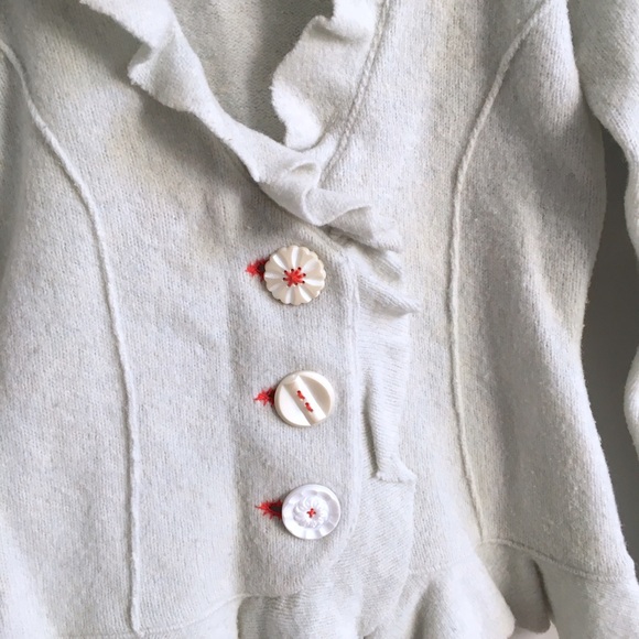 Anthropologie Sweaters - Anthropologie Ruffle Cardigan Anthropologie Sweaters - Anthropologie Ruffle Cardigan