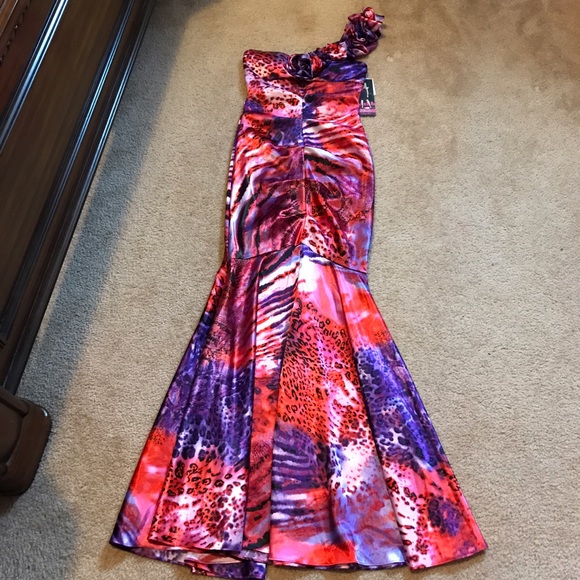 Leopard Print Mermaid Prom Dresses