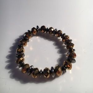 Gold and silver bracelet