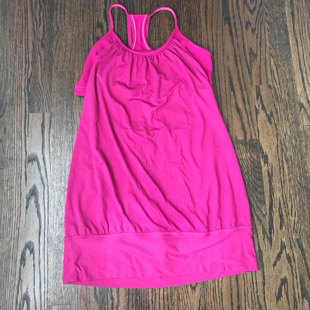 Lululemon No Limits pink tank top size 8