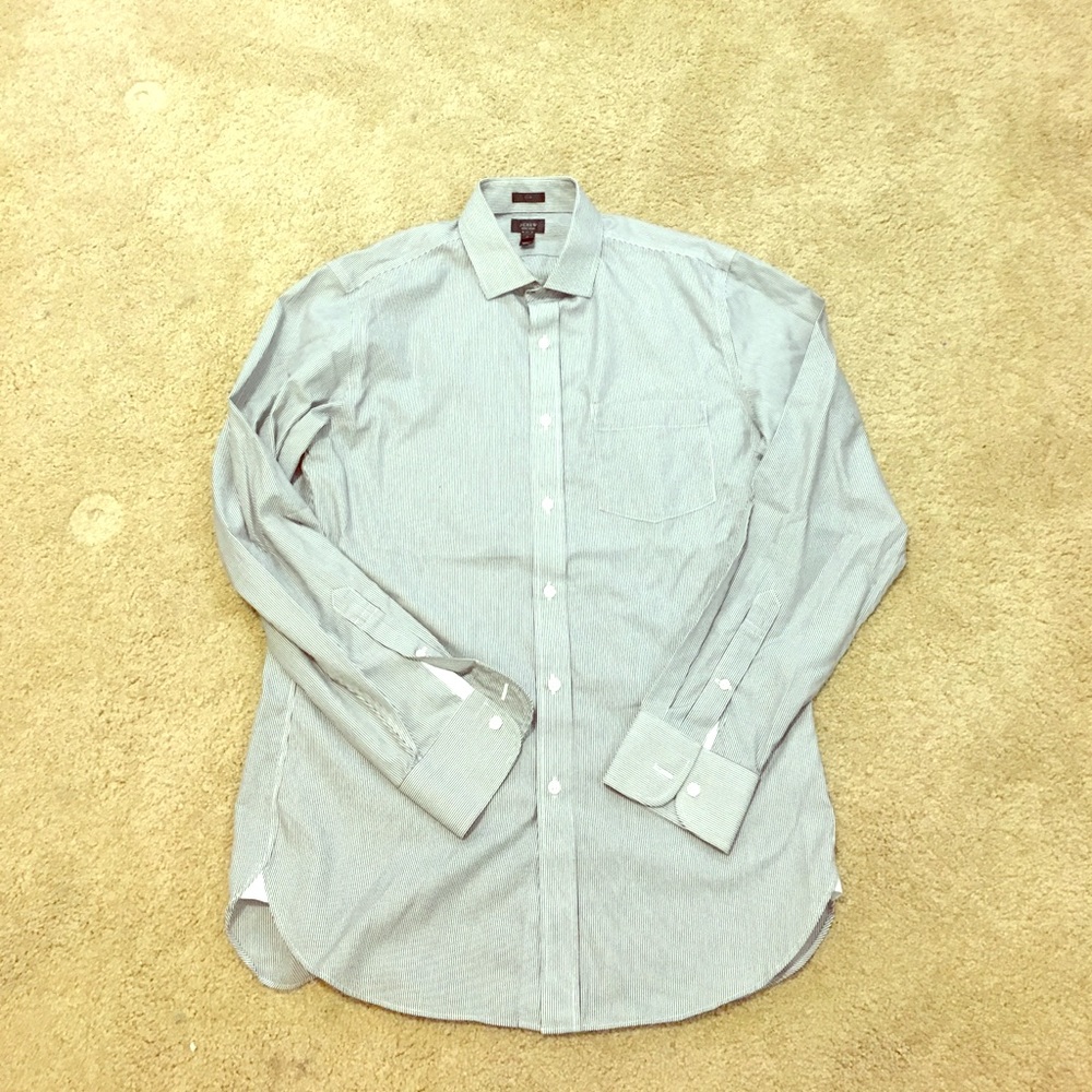 Men's J. Crew Non-Iron Slim Fit Medium Shirt