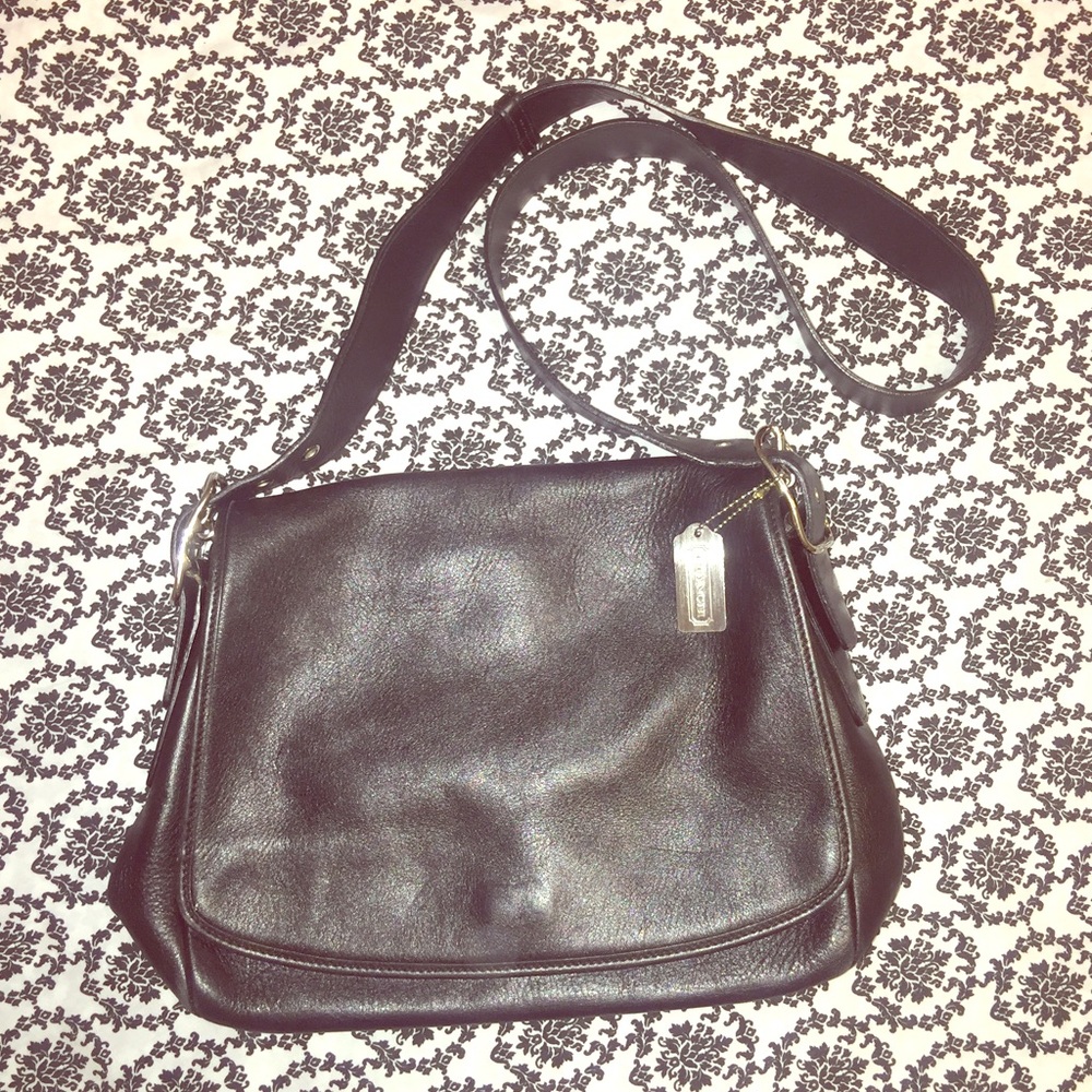 Leather Coach Crossbody Bag