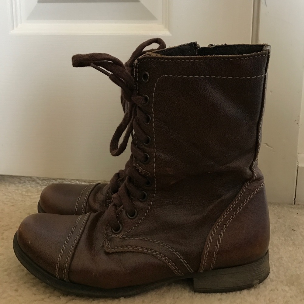 Steve Madden combat boots