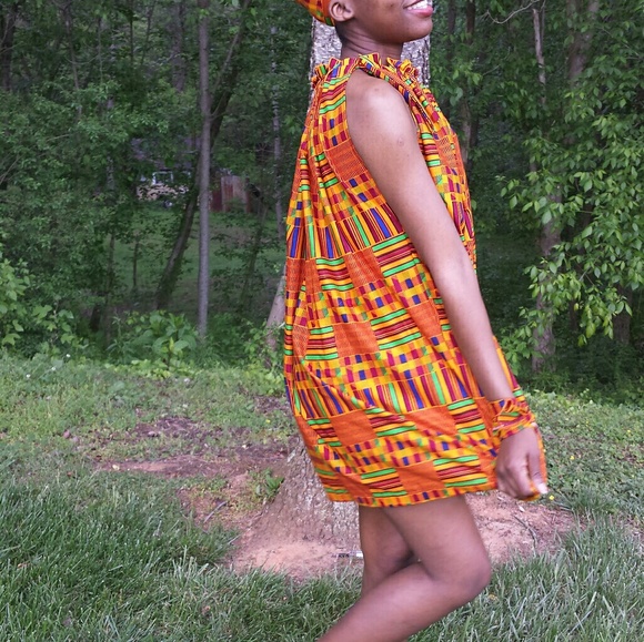 Kente/Kinte dress/skirt - Picture 3 of 5