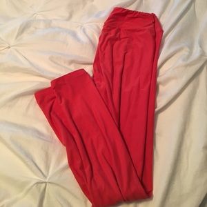 Lularoe Leggings One Size OS Coral