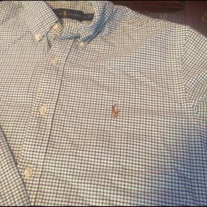 Men's Ralph Lauren polo plaid button down