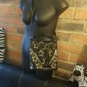 Betsey Johnson black star bag