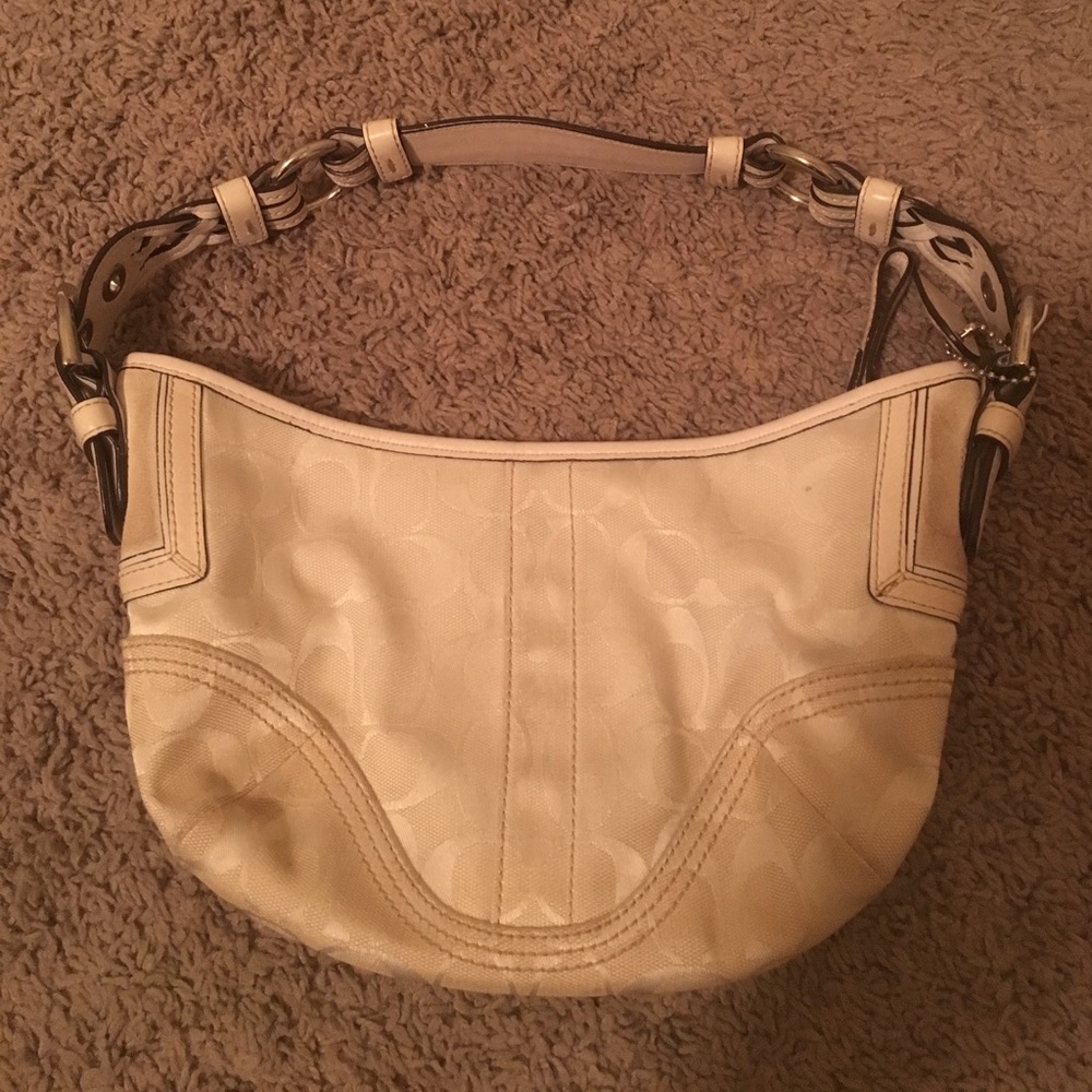 White Coach Bag