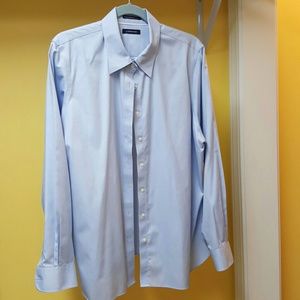 Lands' End no iron pinpoint oxford