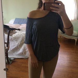 Soft oversized distressed t-shirt