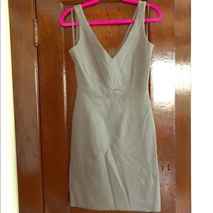 Gray fitted dress from Banana