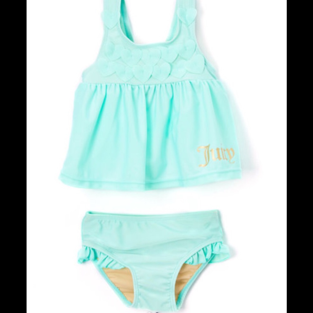 NWT Juicy Couture Tankini Bathing Suit Swimwear