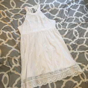 White lace dress