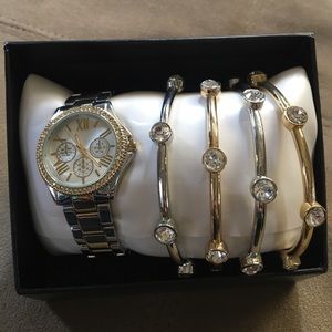 Watch and bracelet set