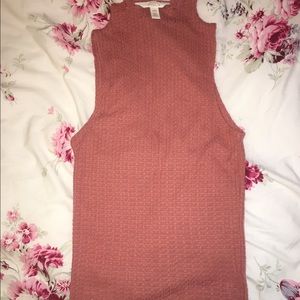 High neck tank top
