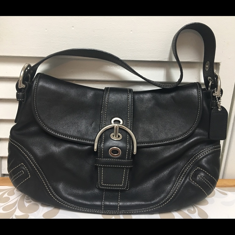 Coach Soho Buckle Flap Leather Bag