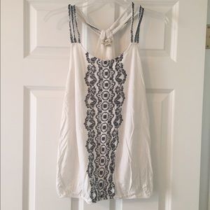 Forever 21 Strappy Beaded Tank Top