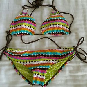 O'neill polka dot bikini size med