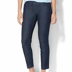 New York & Company Navy Audrey Ankle Pant