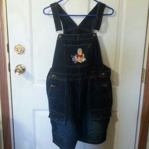 Disney Winnie the Pooh and Piglet Shortalls L