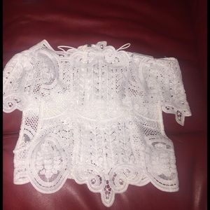 Crop Lace Top