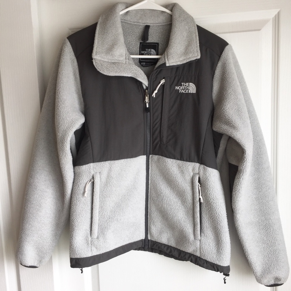 Women's North Face Denali in Gray