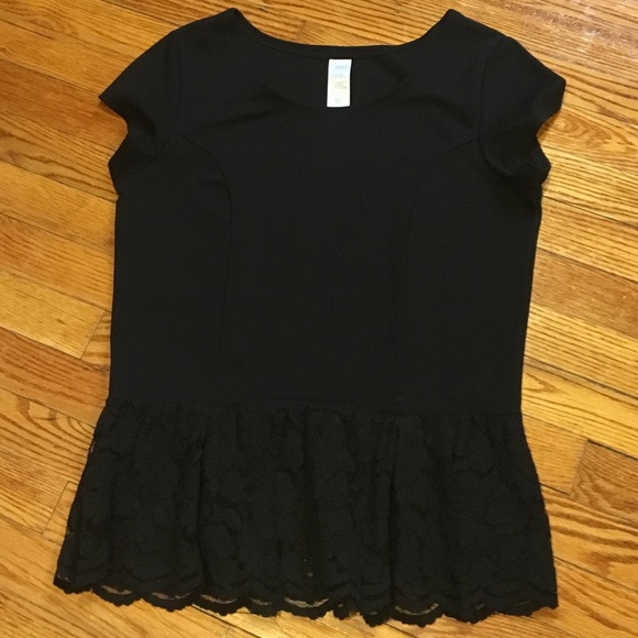 Avon Tops - Lace Peplum Top