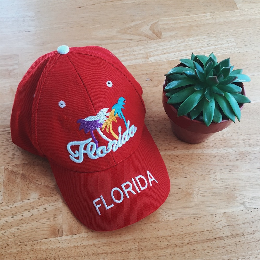 Florida adjustable baseball cap