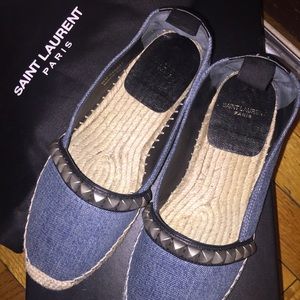 Saint Laurent Denim Espadrilles