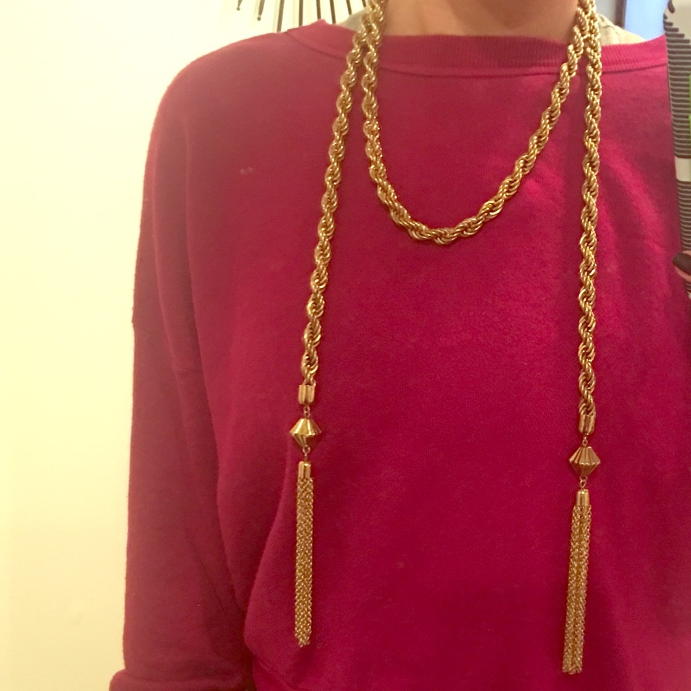 Nasty Gal Gold Statement Necklace