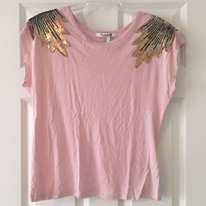 Forever 21 Sequin Embellished Top