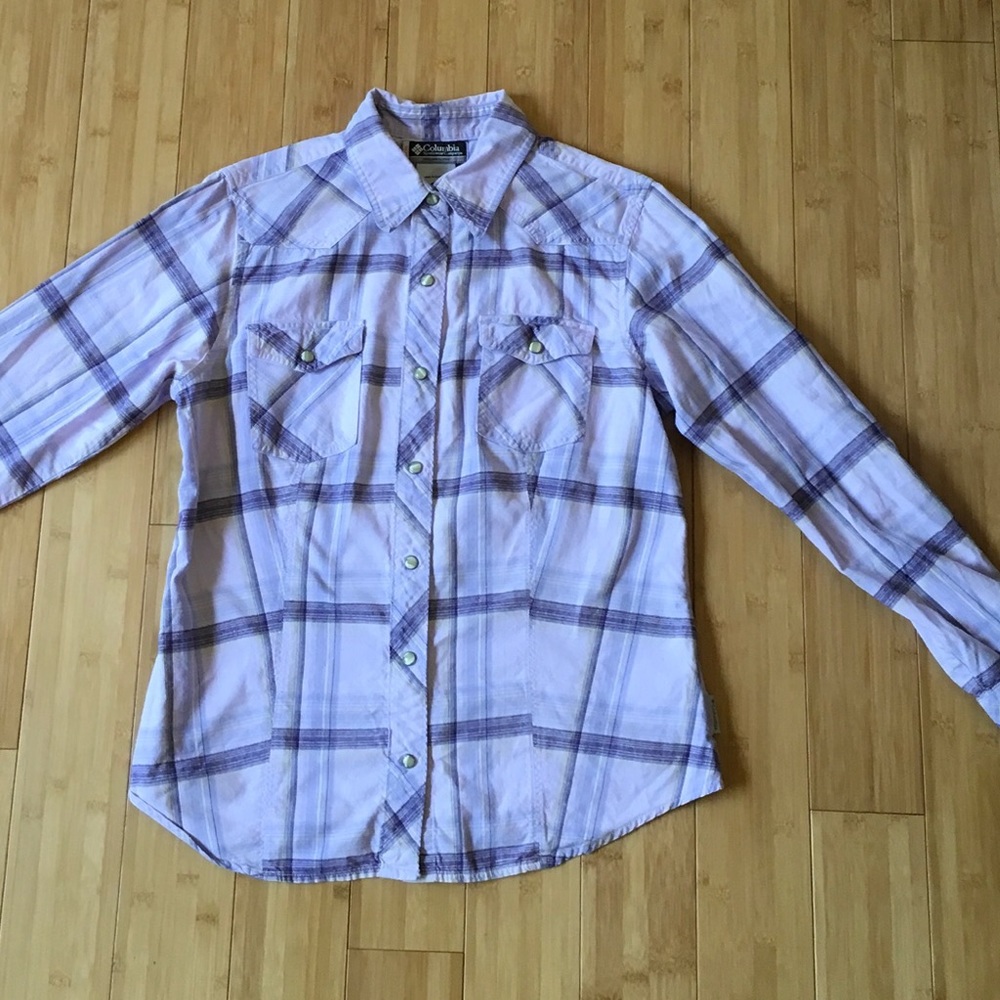 Columbia flannel shirt.