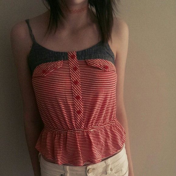 🎈2 for $10🎈Kirra patriotic peplum - Picture 2 of 4