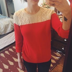 Madewell two-toned sweater