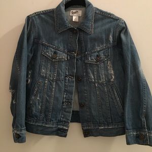 Pamela Love for J.Crew Distressed Denim Jacket