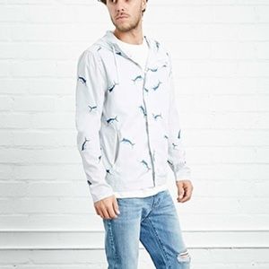 Swordfish Print RainJacket