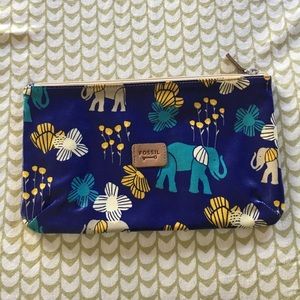 Fossil makeup bag