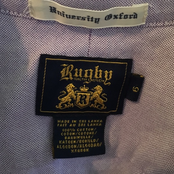 Rugby colored light purple size 6 - Picture 2 of 2