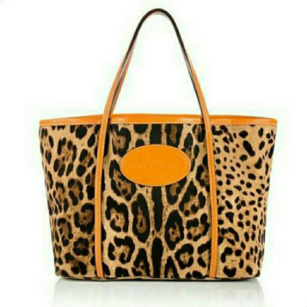 RARE Dolce and Gabbana Animalier Tote Bag
