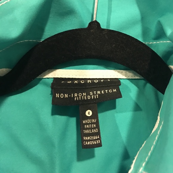 Foxcroft No Iron fitted oxford shirt - Picture 4 of 4